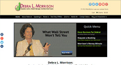 Desktop Screenshot of debralmorrison.com